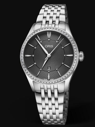 Oris Artelier Date Diamonds 33mm Replica Watch 01 561 7724 4953-07 8 17 79